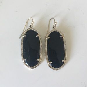 Black Kendra Scott Elle earrings